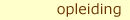 opleiding